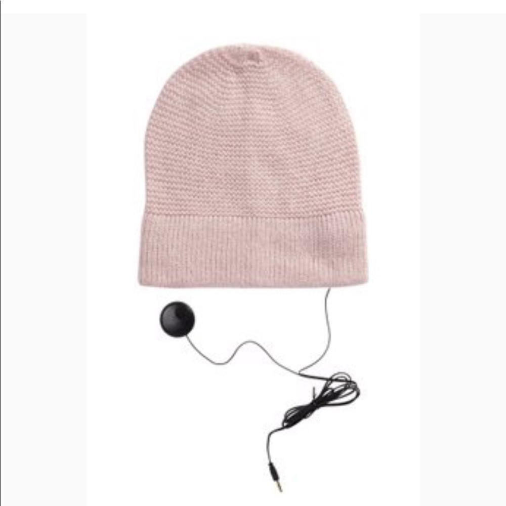 Rebecca Minkoff Knit Beanie with headphones